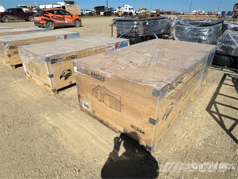  SDL4230TGMS 42 ft x 30 ft Triple Garage Metal Shed Stahlrahmenaufbauten