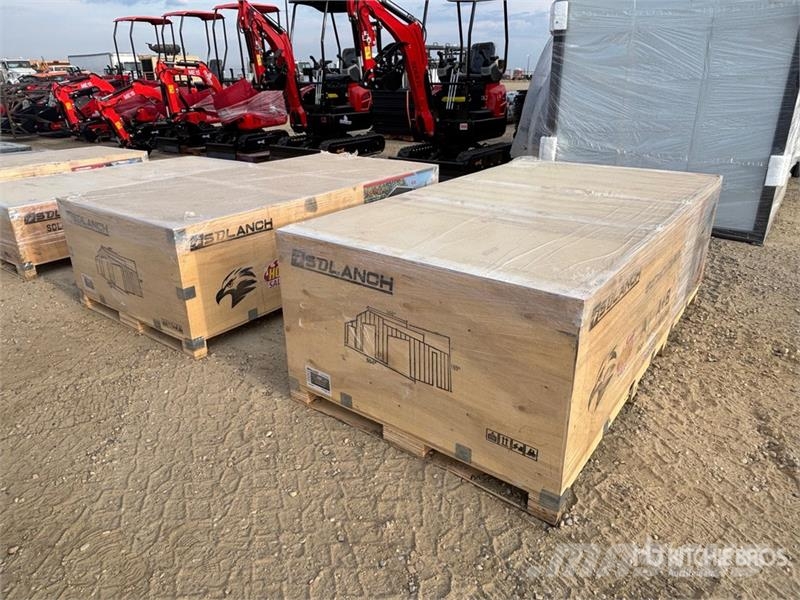  SDL4230TGMS 42 ft x 30 ft Triple Garage Metal Shed Stahlrahmenaufbauten