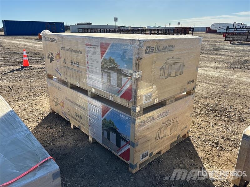  SDL4230TGMS Triple Garage Metal Shed (Unused) Teräsrunkorakennukset