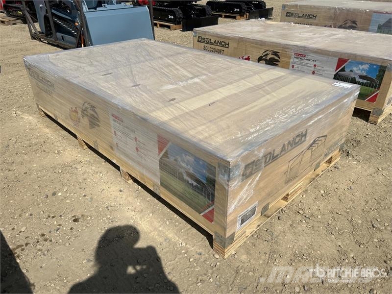 Sdlanch SDL2040FT 20 ft x 40 ft Carport (Unused) Stahlrahmenaufbauten