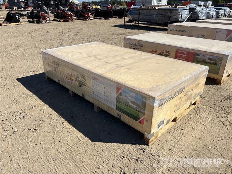  SDLANCH SDLC2040FT 20 ft x 40 ft Metal Carport (Un Stahlrahmenaufbauten