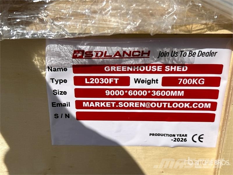 SDLC2030FT 20 ft x 30 ft Carport (Unused) Stahlrahmenaufbauten