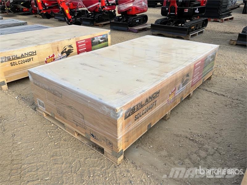  SDLC2040FT 20 ft x 40 ft Multi-Use Metal Shed (Unu Stahlrahmenaufbauten