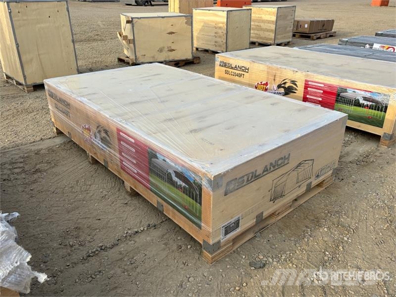  SDLC2040FT 20 ft x 40 ft Multi-Use Metal Shed (Unu Stahlrahmenaufbauten