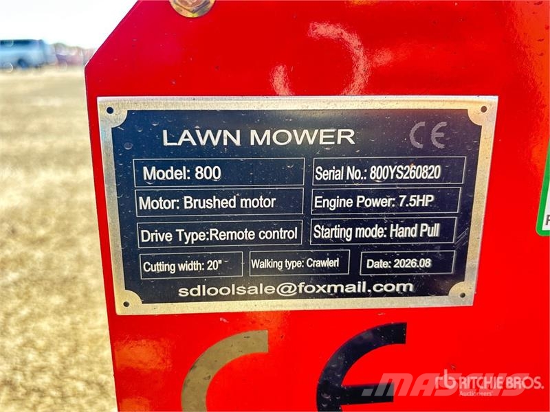 SDLOOL 800 Remote Control Lawn Mower (Unused) 탑승형 잔디깎기