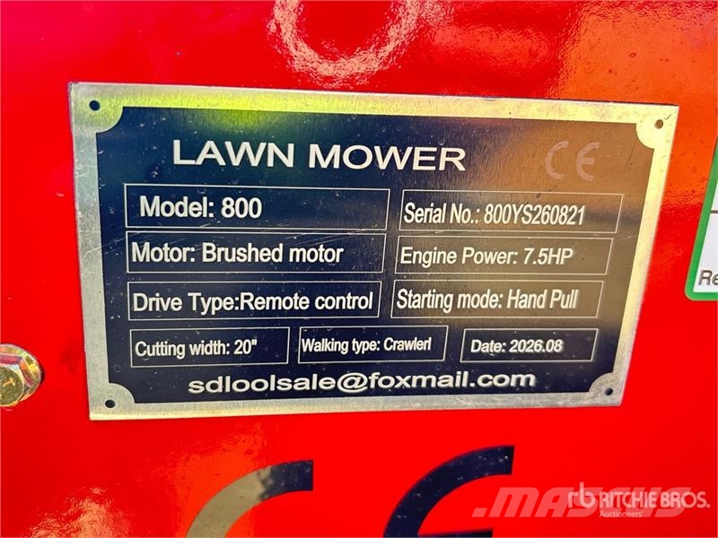 SDLOOL 800 Remote Control Lawn Mower (Unused) 탑승형 잔디깎기