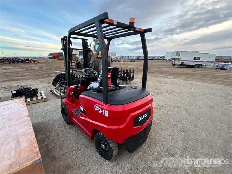  SDLOOL D15 3300 lb Electric Forklift (Unused) شاحنات ذات رافعات شوكية تعمل بالكهرباء