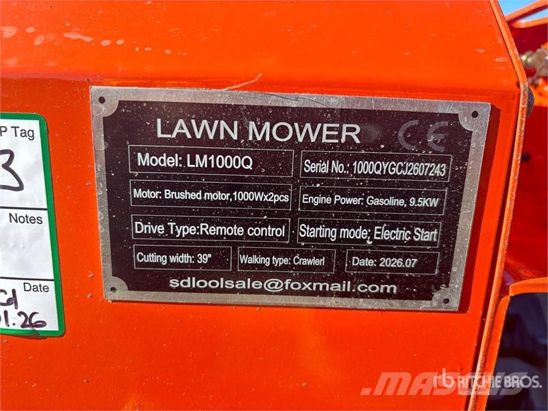 SDLOOL LM1000Q Remote Control Lawn Mower (Unused) Traktorske kosilice