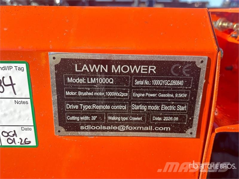 SDLOOL LM1000Q Remote Control Lawn Mower (Unused) Traktorske kosilice