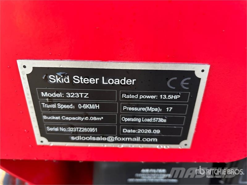 SDLOOL SL-323TZ Mini Skid Steer Loader (Unused) Liukuohjatut kuormaajat