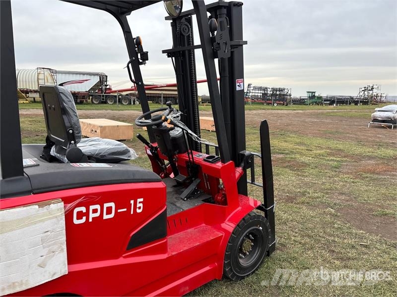  SDLOOL SL-E15 3300 lb Electric Forklift (Unused) شاحنات ذات رافعات شوكية تعمل بالكهرباء