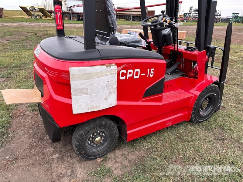  SDLOOL SL-E15 3300 lb Electric Forklift (Unused) شاحنات ذات رافعات شوكية تعمل بالكهرباء