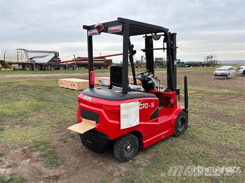  SDLOOL SL-E15 3300 lb Electric Forklift (Unused) شاحنات ذات رافعات شوكية تعمل بالكهرباء