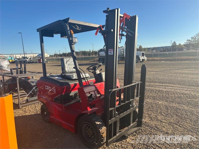  SDLOOL SL-E15 3300 lb Electric Forklift (Unused) شاحنات ذات رافعات شوكية تعمل بالكهرباء