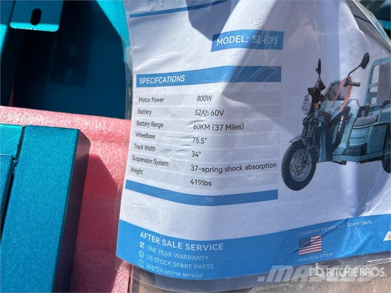  SDLOOL SL-EC15 Electric Trike (Unused) PKWs