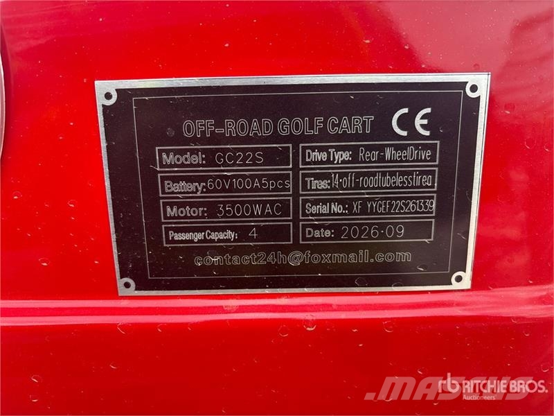 SDLOOL SL-GC22S Electric Off-Road Golf Cart (Unuse Golfkocsik
