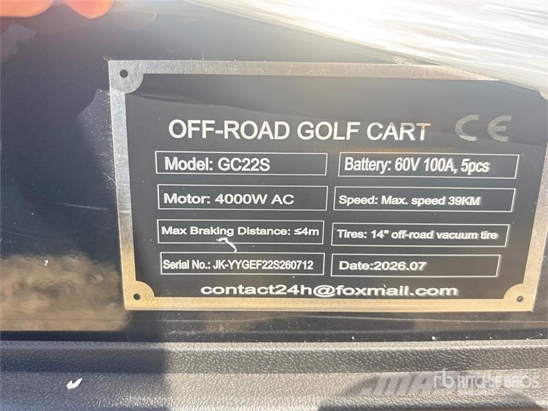 SDLOOL SL-GC22S Electric Off-Road Golf Cart (Unuse Golf vozila