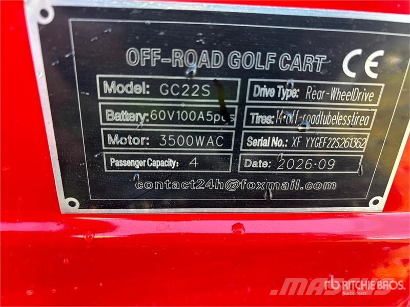 SDLOOL SL-GC22S Electric Off-Road Golf Cart (Unuse عربات الجولف