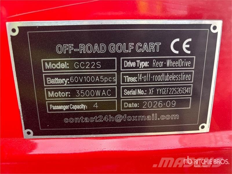 SDLOOL SL-GC22S Electric Off-Road Golf Cart (Unuse Golfkocsik