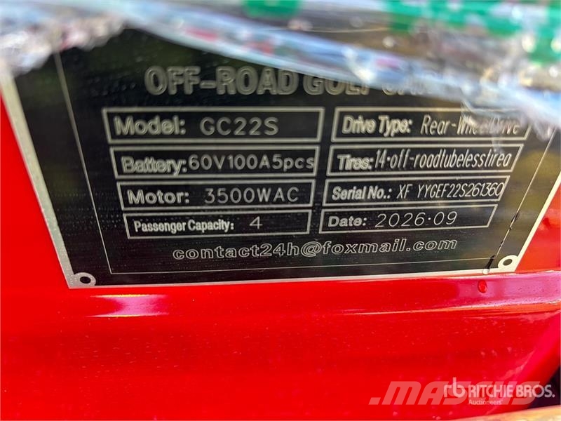  SDLOOL SL-GC22S Electric Off-Road Golf Cart (Unuse عربات الجولف