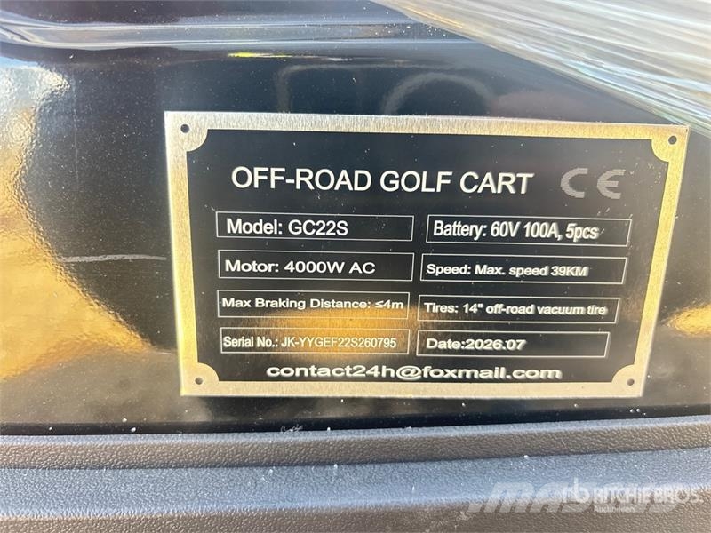 SDLOOL SL-GC22S Electric Off-Road Golf Cart (Unuse Golf vozila