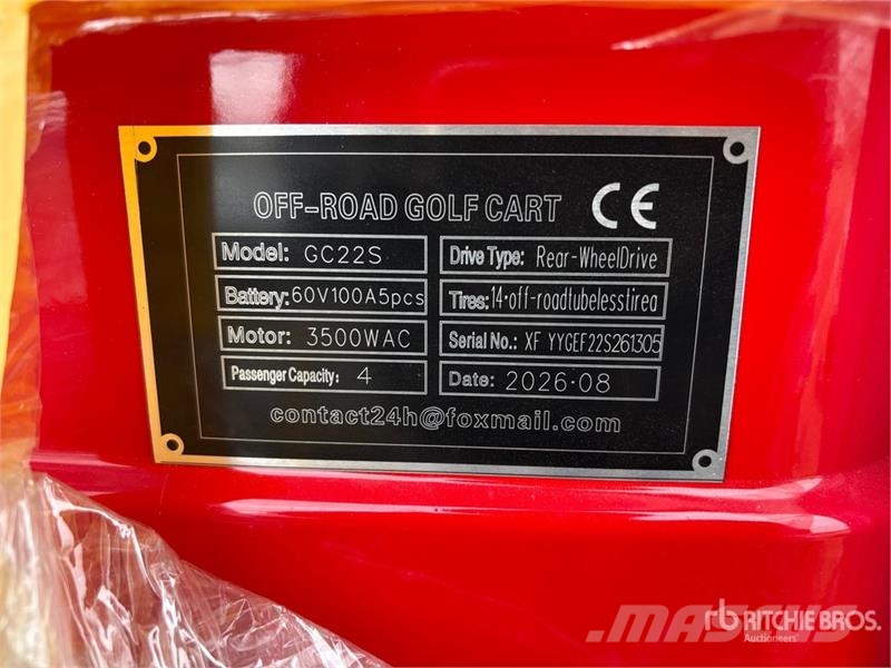SDLOOL SL-GC22S Electric Off-Road Golf Cart (Unuse Golfkarren / golf carts