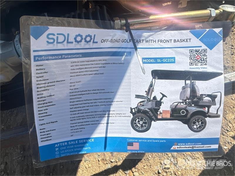 SDLOOL SL-GC22S Electric Off-Road Golf Cart (Unuse Golf vozila