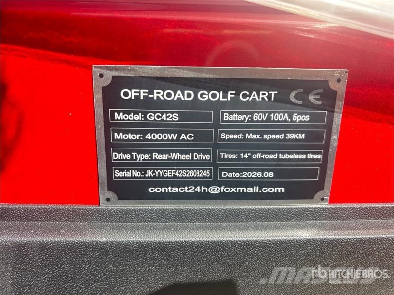 SDLOOL SL-GC42S Electric Off-Road Golf Cart (Unuse Golf vozila
