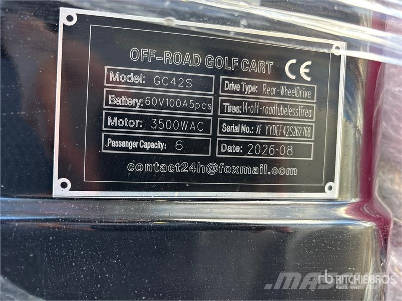 SDLOOL SL-GC42S Electric Off-Road Golf Cart (Unuse Golfkarretjes / golf carts