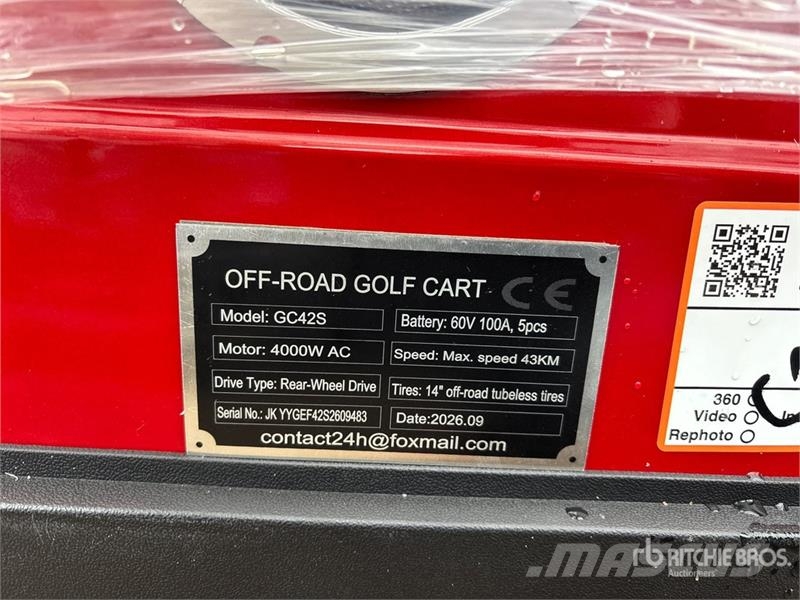  SDLOOL SL-GC42S Electric Off-Road Golf Cart (Unuse Колички за голф