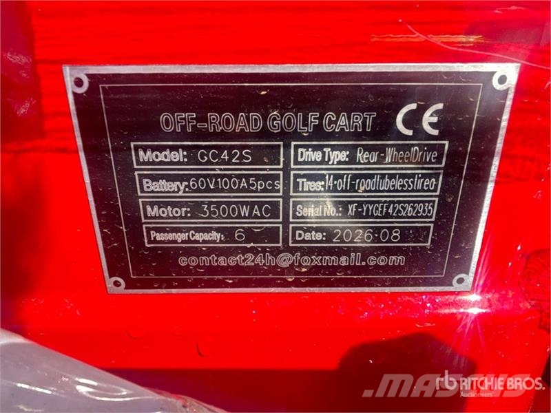 SDLOOL SL-GC42S Electric Off-Road Golf Cart (Unuse Golfkarretjes / golf carts