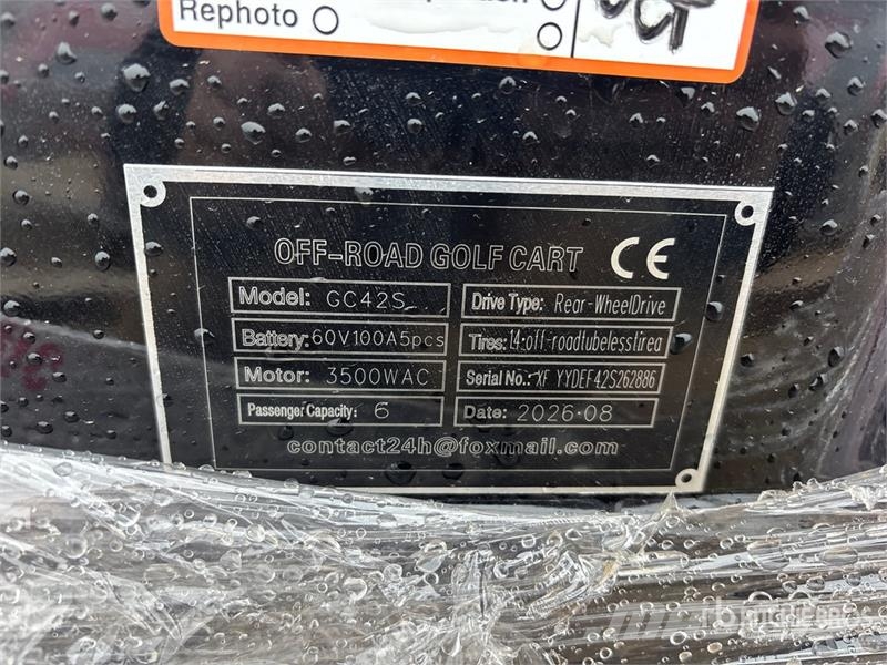 SDLOOL SL-GC42S Electric Off-Road Golf Cart (Unuse Golfo vežimėliai