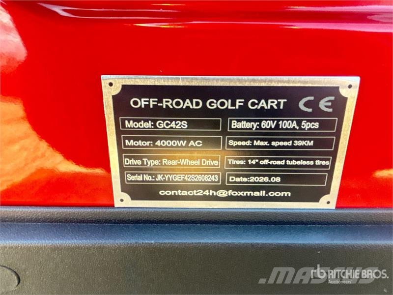 SDLOOL SL-GC42S Electric Off-Road Golf Cart (Unuse Golf vozila