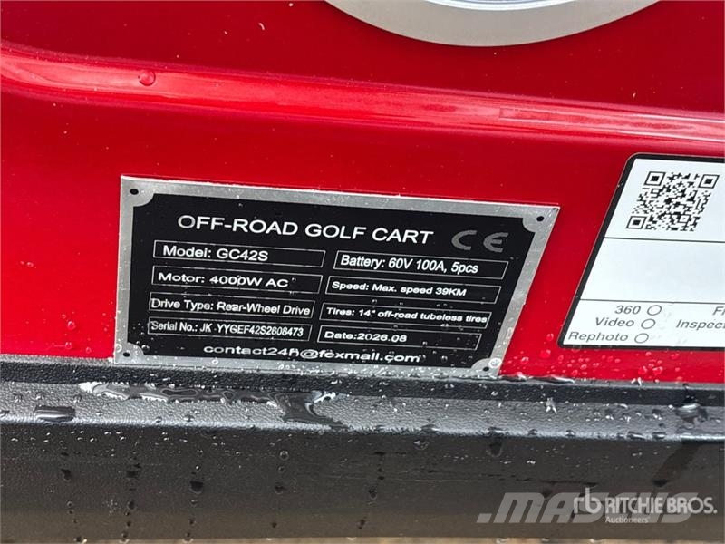 SDLOOL SL-GC42S Electric Off-Road Golf Cart (Unuse Golfo vežimėliai