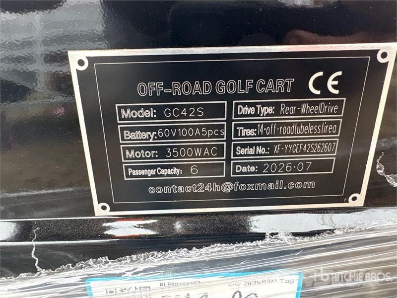 SDLOOL SL-GC42S Electric Off-Road Golf Cart (Unuse Carros de golfe