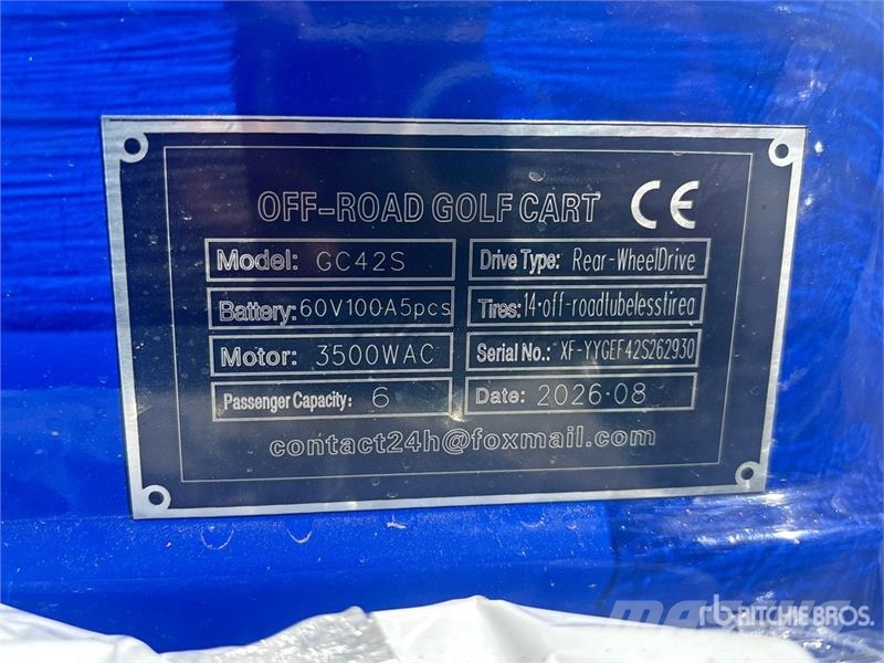  SDLOOL SL-GC42S Electric Off-Road Golf Cart (Unuse Golfkarretjes / golf carts