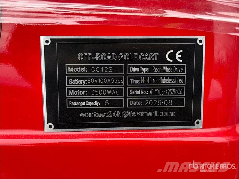 SDLOOL SL-GC42S Electric Off-Road Golf Cart (Unuse Golfkarren / golf carts