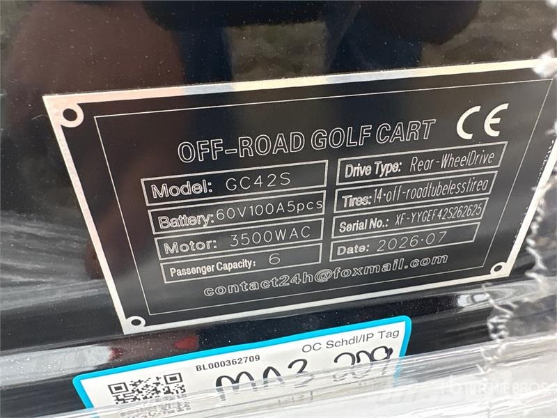 SDLOOL SL-GC42S Electric Off-Road Golf Cart (Unuse Carros de golfe