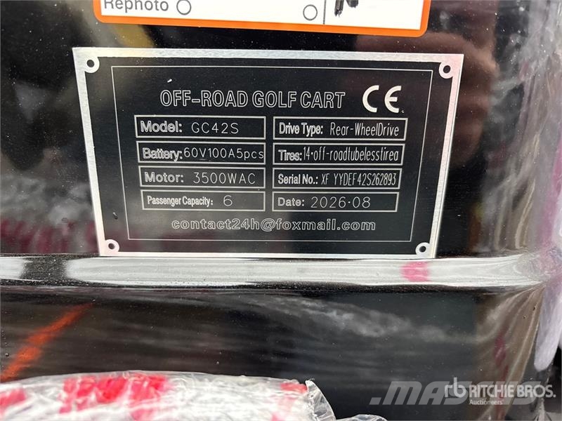 SDLOOL SL-GC42S Electric Off-Road Golf Cart (Unuse Golfkarretjes / golf carts