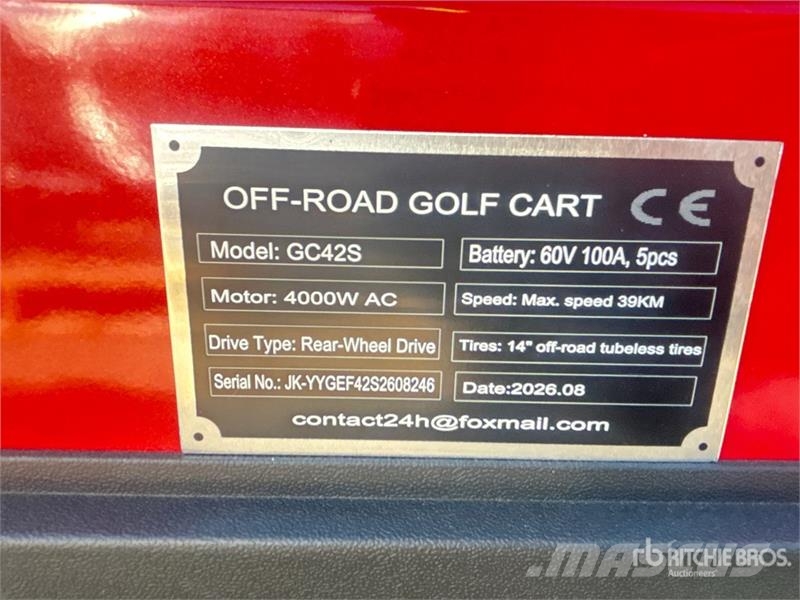 SDLOOL SL-GC42S Electric Off-Road Golf Cart (Unuse Golf vozila