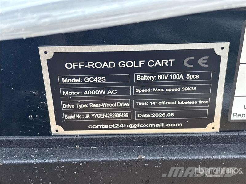  SDLOOL SL-GC42S Electric Off-Road Golf Cart (Unuse Golfkarretjes / golf carts