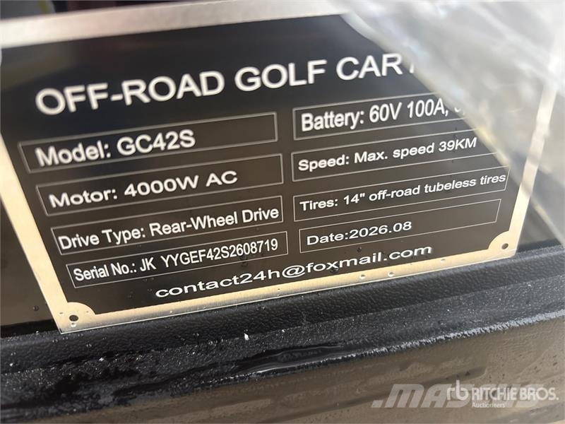 SDLOOL SL-GC42S Electric Off-Road Golf Cart (Unuse Golfkarren / golf carts