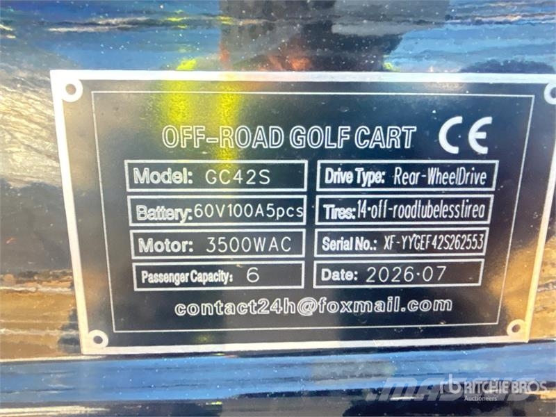 SDLOOL SL-GC42S Electric Off-Road Golf Cart (Unuse Golfkarretjes / golf carts