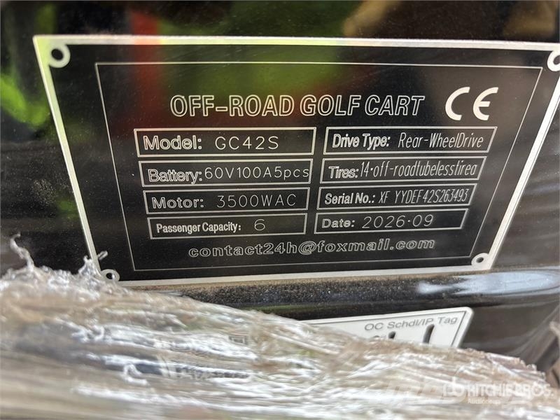 SDLOOL SL-GC42S Electric Off-Road Golf Cart (Unuse عربات الجولف