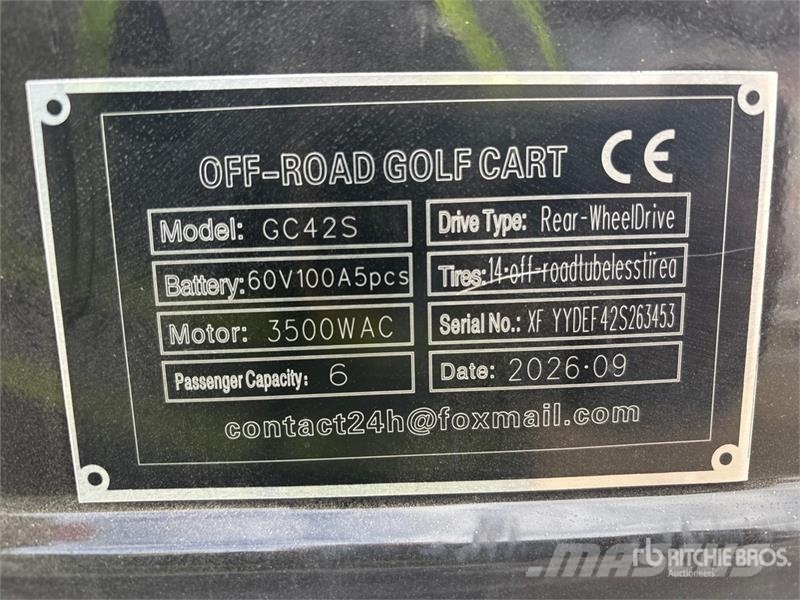 SDLOOL SL-GC42S Electric Off-Road Golf Cart (Unuse Golfkocsik