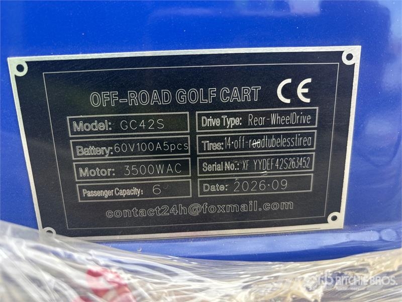  SDLOOL SL-GC42S Electric Off-Road Golf Cart (Unuse Golfkocsik