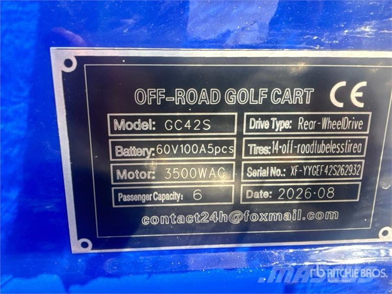SDLOOL SL-GC42S Electric Off-Road Golf Cart (Unuse Golfkarretjes / golf carts