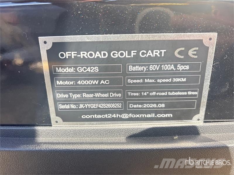 SDLOOL SL-GC42S Electric Off-Road Golf Cart (Unuse Golf vozila