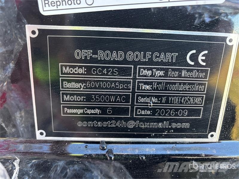  SDLOOL SL-GC42S Electric Off-Road Golf Cart (Unuse عربات الجولف