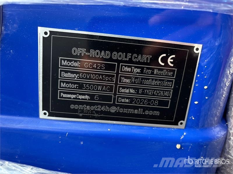 SDLOOL SL-GC42S Electric Off-Road Golf Cart (Unuse Golfkarretjes / golf carts